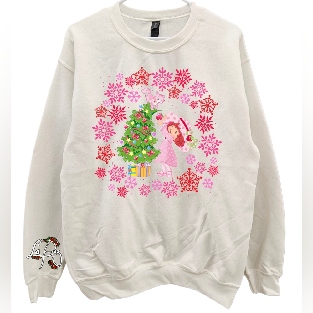 Strawberry shortcake Christmas sweatshirt